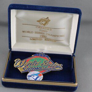 Toronto Blue Jays Pin - 1992 World Series Champions Limited Edition -Stamped Pin